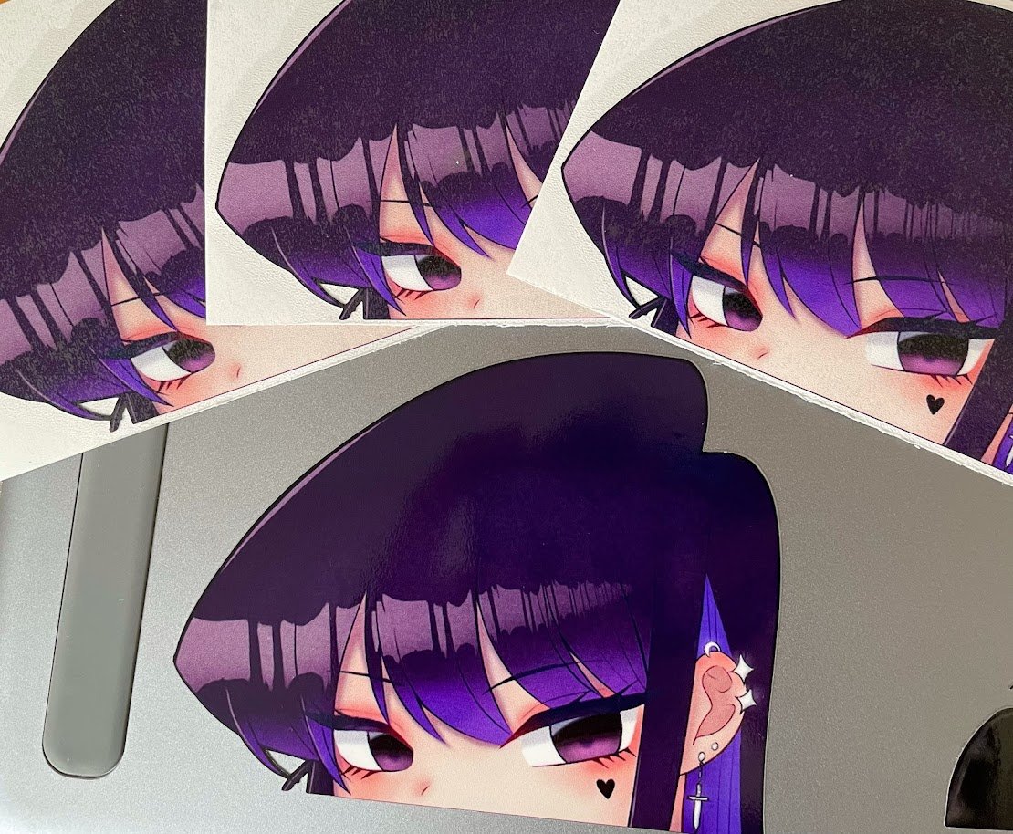 E-Girl Komi-san Sticker | Purposefully