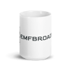 EMF Broadcast White glossy mug
