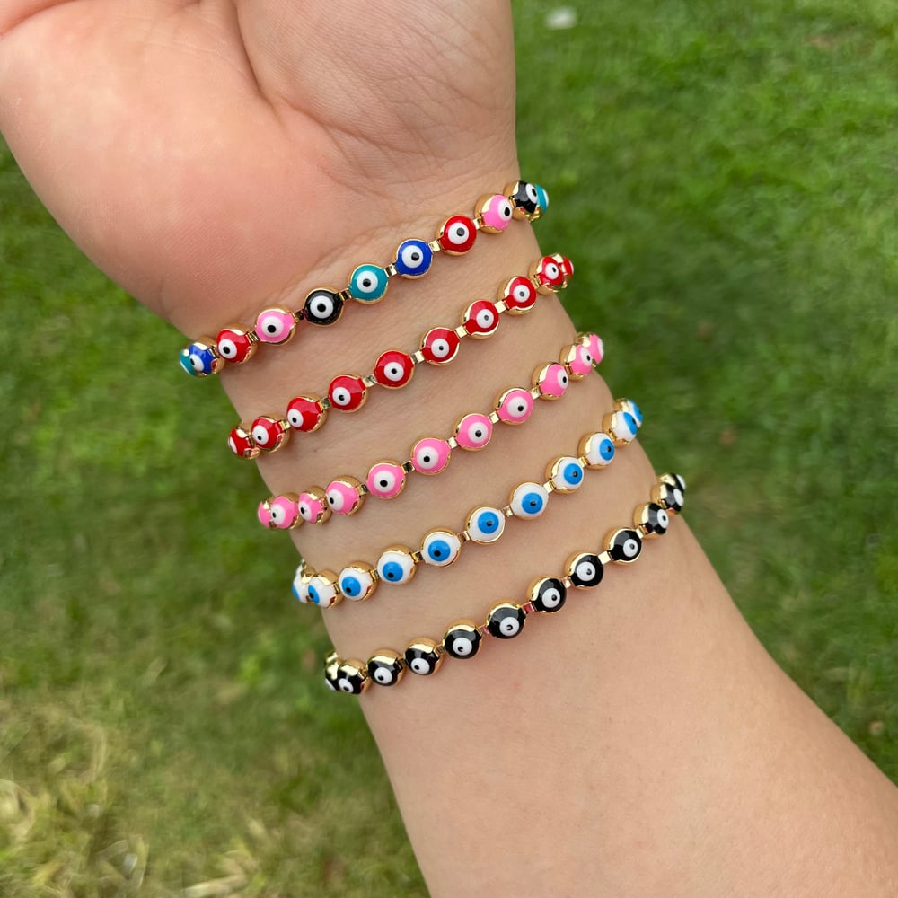 Evil Eye Slider Bracelets