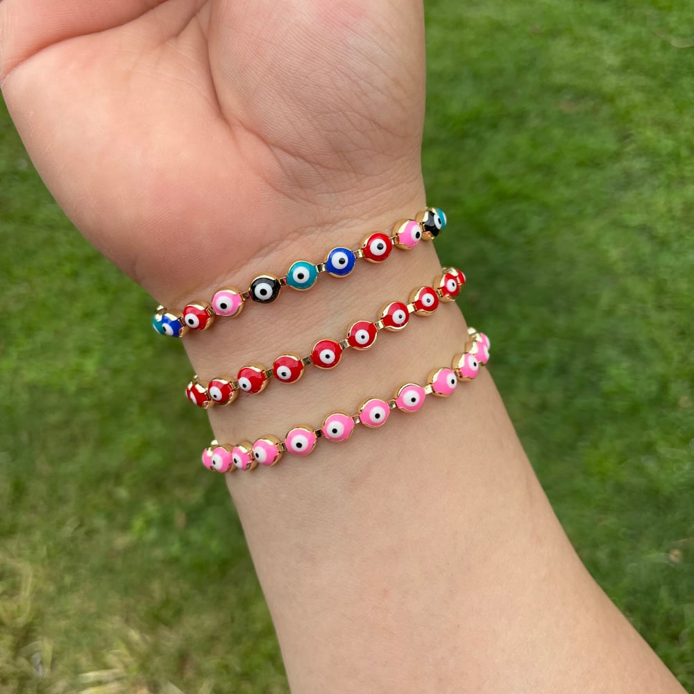 Evil Eye Slider Bracelets