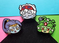 Image 2 of Hades Head Enamel Pins