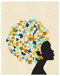 Image 2 of Pretty Hair Print 11 x 14 Art Print