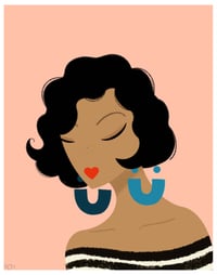 Image 2 of Oh, Hello 11 x 14 Art Print
