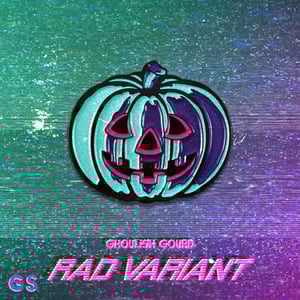 Image of Ghoulish Gourd Enamel Pin