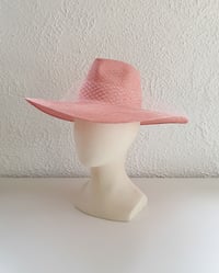 Image 3 of VEILED STRAW FEDORA