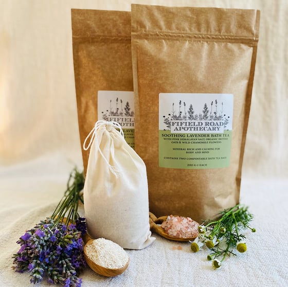 Image of Soothing Lavender & Chamomile Night Time Bath Tea 