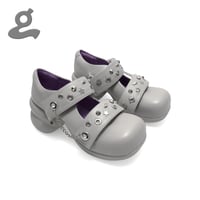 Image 1 of Grey Platform Shoes "BusinessTrip"