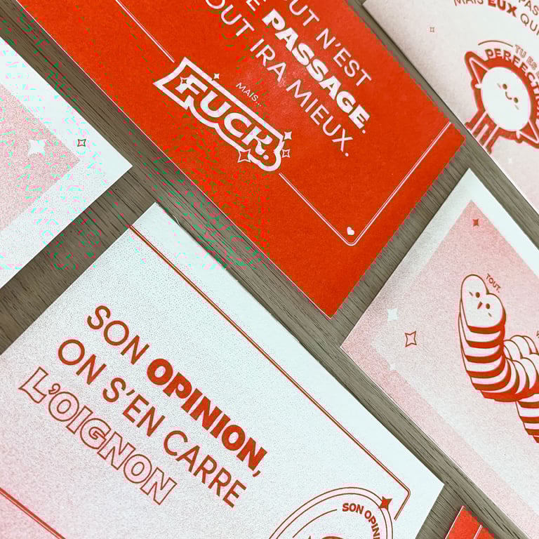 [PACK] Cartes postales x4 - Love ❤️ Image 3