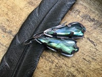 Image 2 of Labradorite earrings/ t28 