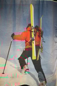 Image 3 of Ice Climb Skier Black Tee Shirt