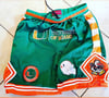 UM Mesh fully Embroidered customized basketball shorts 