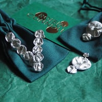 Image 4 of Long silver earrings - Long Droplet  Uisce Earrings