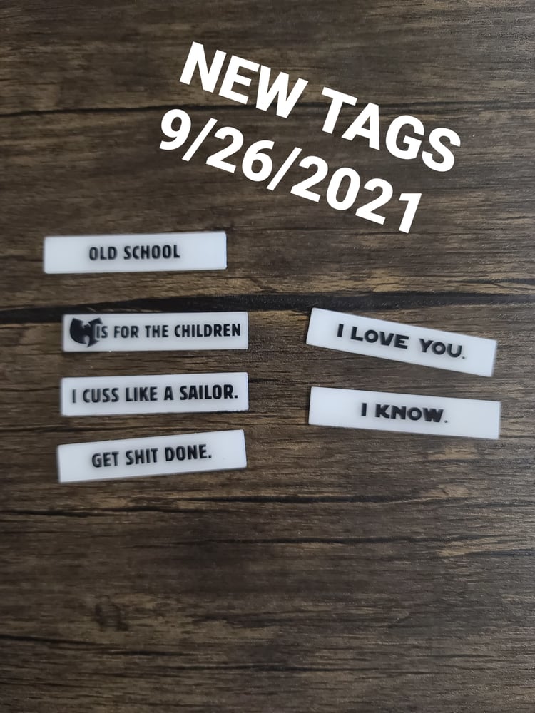 Image of Tiny Tags with Random Sayings and Such!!