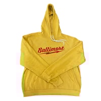 Baltimore Bolt Pullover Hoodie Mustard/red