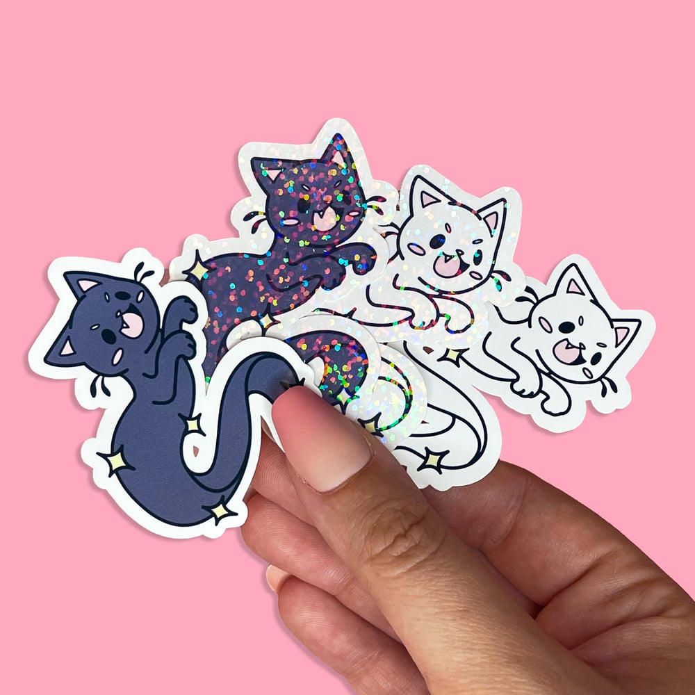 Ghost Cat Stickers