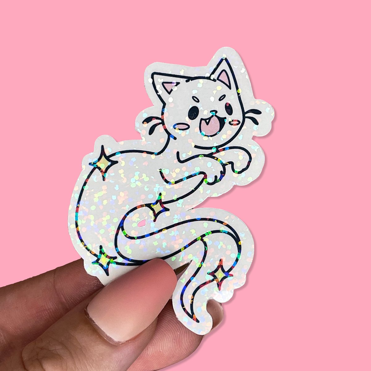 Ghost Cat Stickers