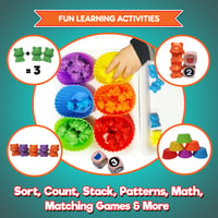 Image 4 of Deluxe Counting Bears Game Set