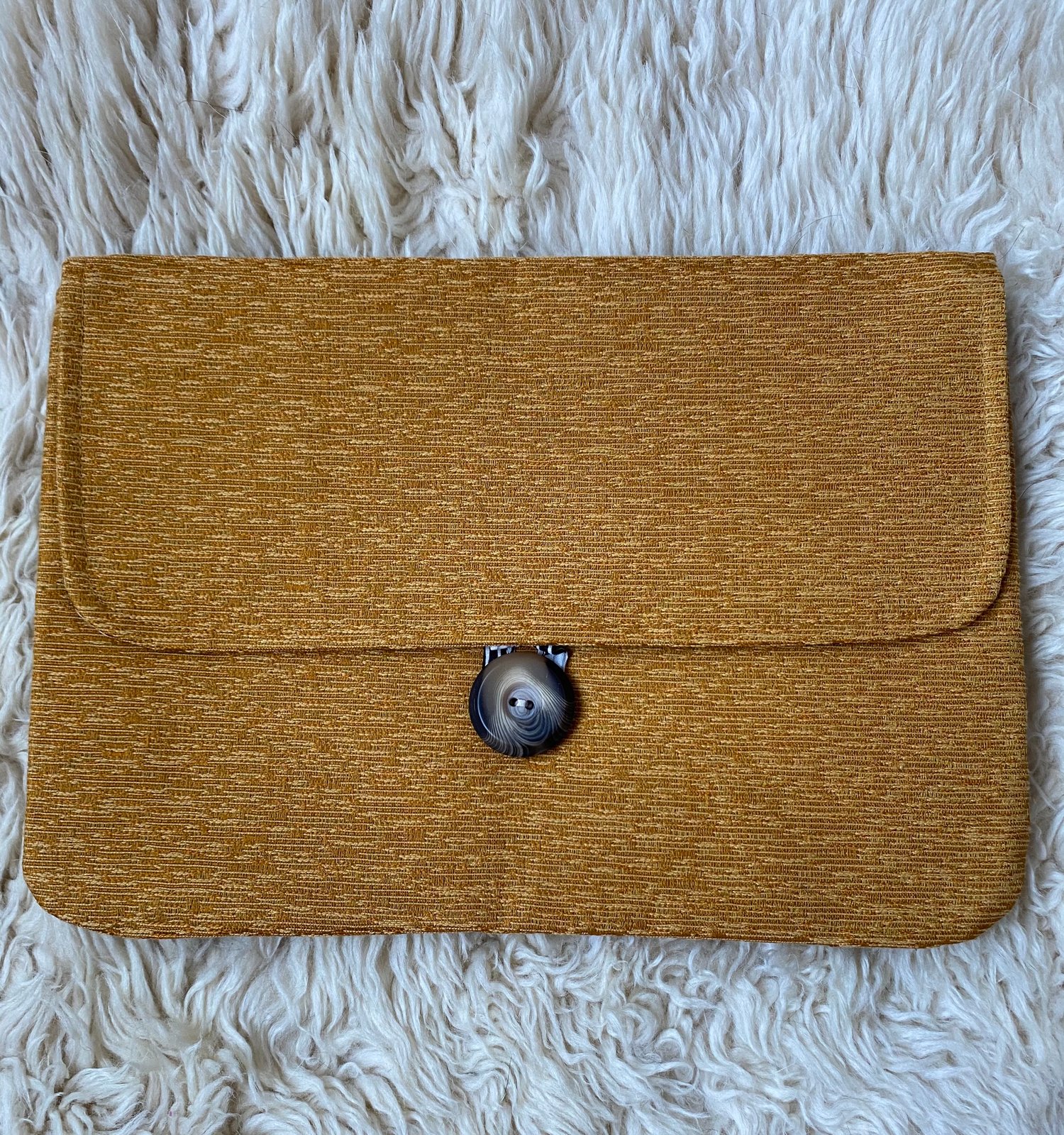 Image of Oh So Hollywood Clutch in Mustard Madness 