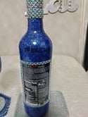 Custom Bling Wine Bottle Set