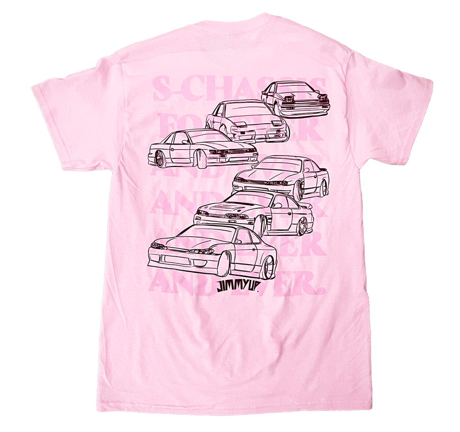 Image of S-Chassis Forever and Ever Pink Tee