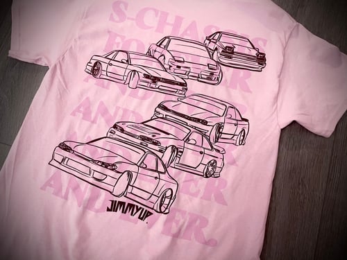 Image of S-Chassis Forever and Ever Pink Tee