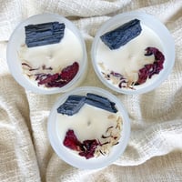 Black Tourmaline Crystal Infused Candle