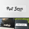 Phat Brass Giant Sticker