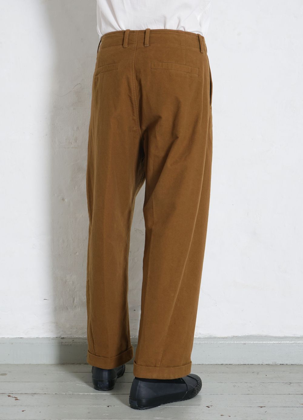 Hansen Garments BOBBY | Super Wide Pleated Trousers | turmeric