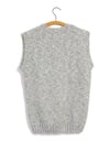 Hansen Garments MOGENS | Knitted Crew Neck Vest | smoke