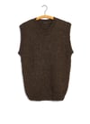 Hansen Garments MOGENS | Knitted Crew Neck Vest | tobacco