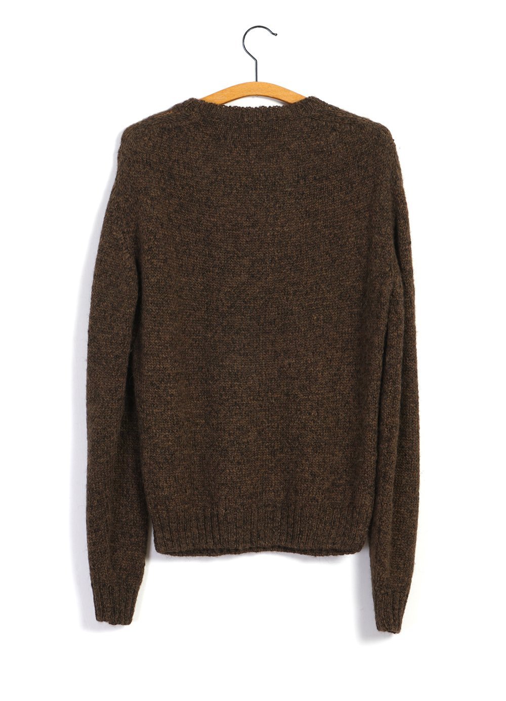 Hansen Garments MATTIAS | Knitted Crew Neck Sweater | tobacco