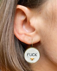Image 2 of Boucles d'oreilles fuck you