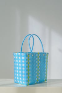 Image 2 of Molly Picnic bag (Blue/Yellow)