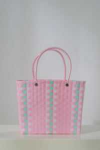 Image 1 of Molly picnic bag (Pink/Green)