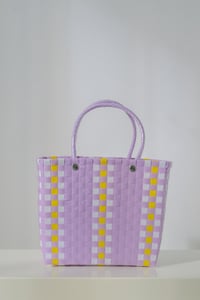 Image 1 of Molly picnic bag  (Purple/Yellow)