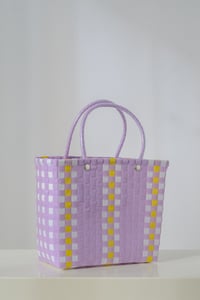 Image 2 of Molly picnic bag  (Purple/Yellow)