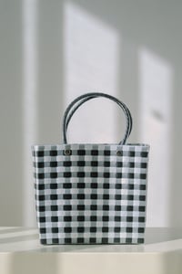 Image 1 of Debby Picnic bag (Black/White)