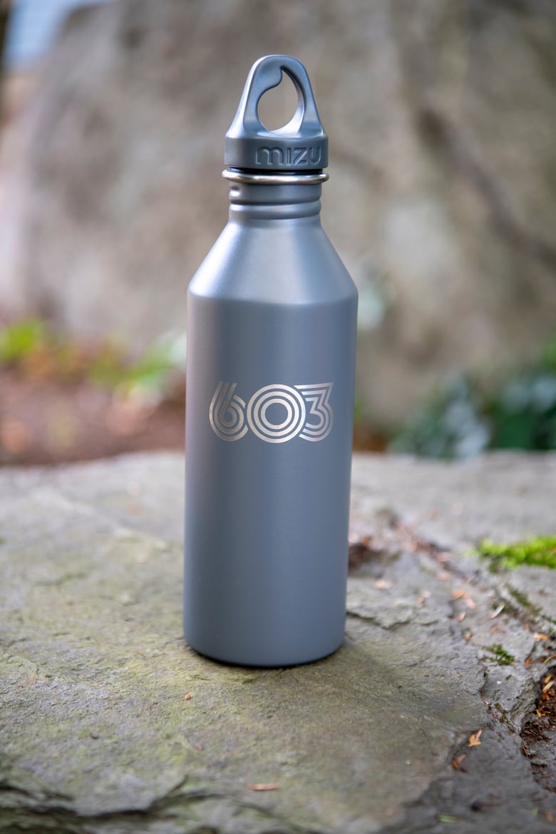 Image of 603 Retro Water bottle - Dark Grey Color