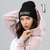 Image 2 of CUFFED BLEGH BEANIE