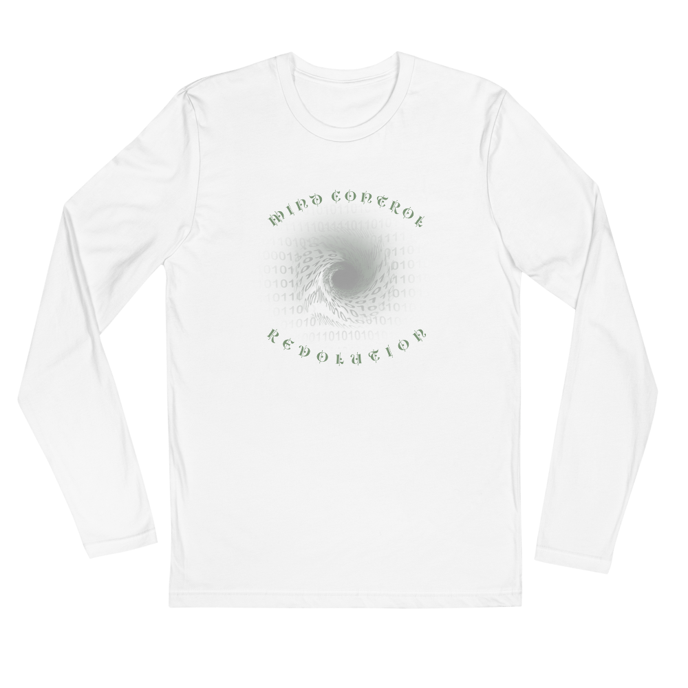 EMF Broadcast Mind Control Revolution Long Sleeve Fitted Crew