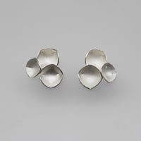 Image 1 of faceted 3 elements earrings