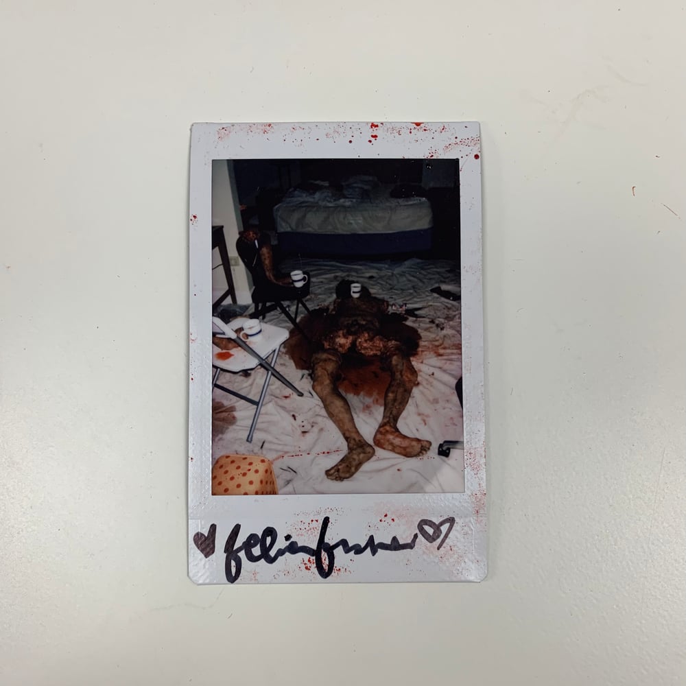 Image of The Degenerates Signed Behind the Scenes Polaroid #2