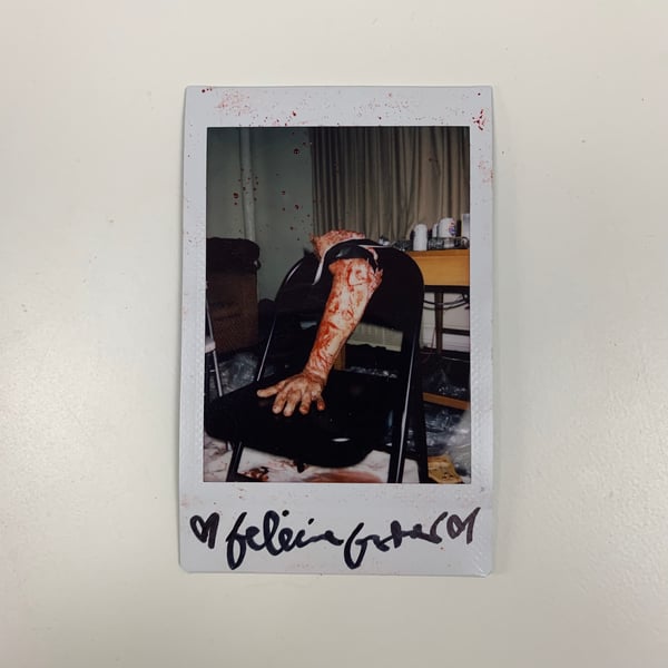 Image of The Degenerates Signed Behind the Scenes Polaroid #1
