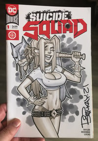 Image of Suicide Squad Harley Copic Marker Sketch 1/1