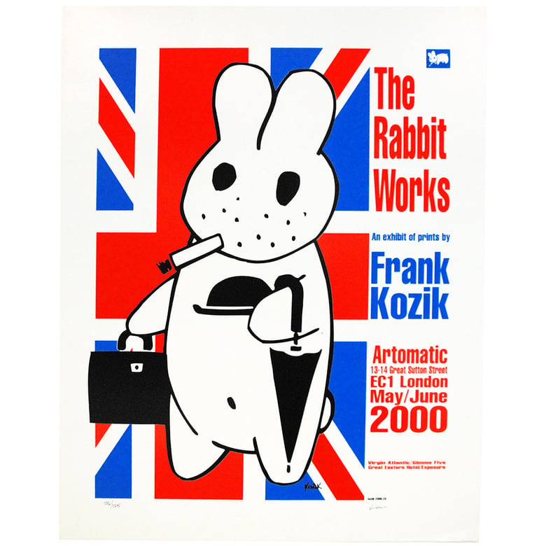 Image of Frank Kozik  ltd edition Smorkin Labbit - English Gent