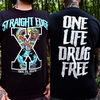 Image 1 of One Life Drug Free T-Shirt 2XL-3XL Only
