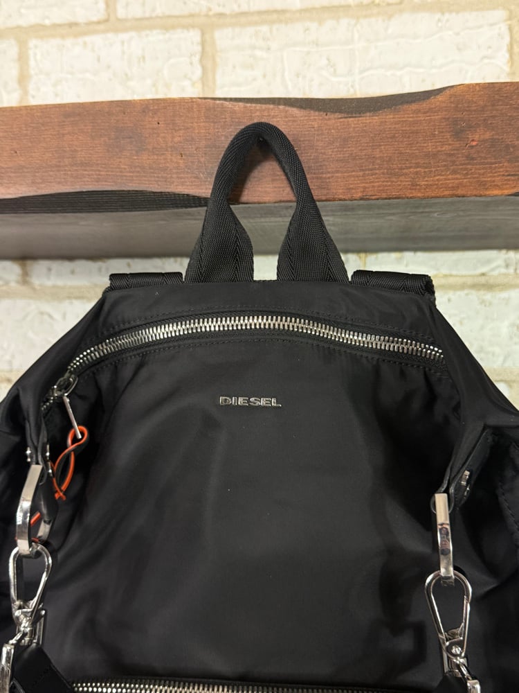 Image of Diesel Top-Strap Nylon Backpack