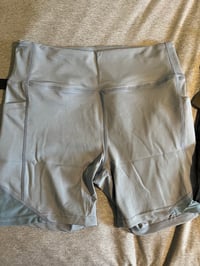 Image 4 of gym shorts with pockets