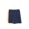 Velvet Mini Skirt-navy