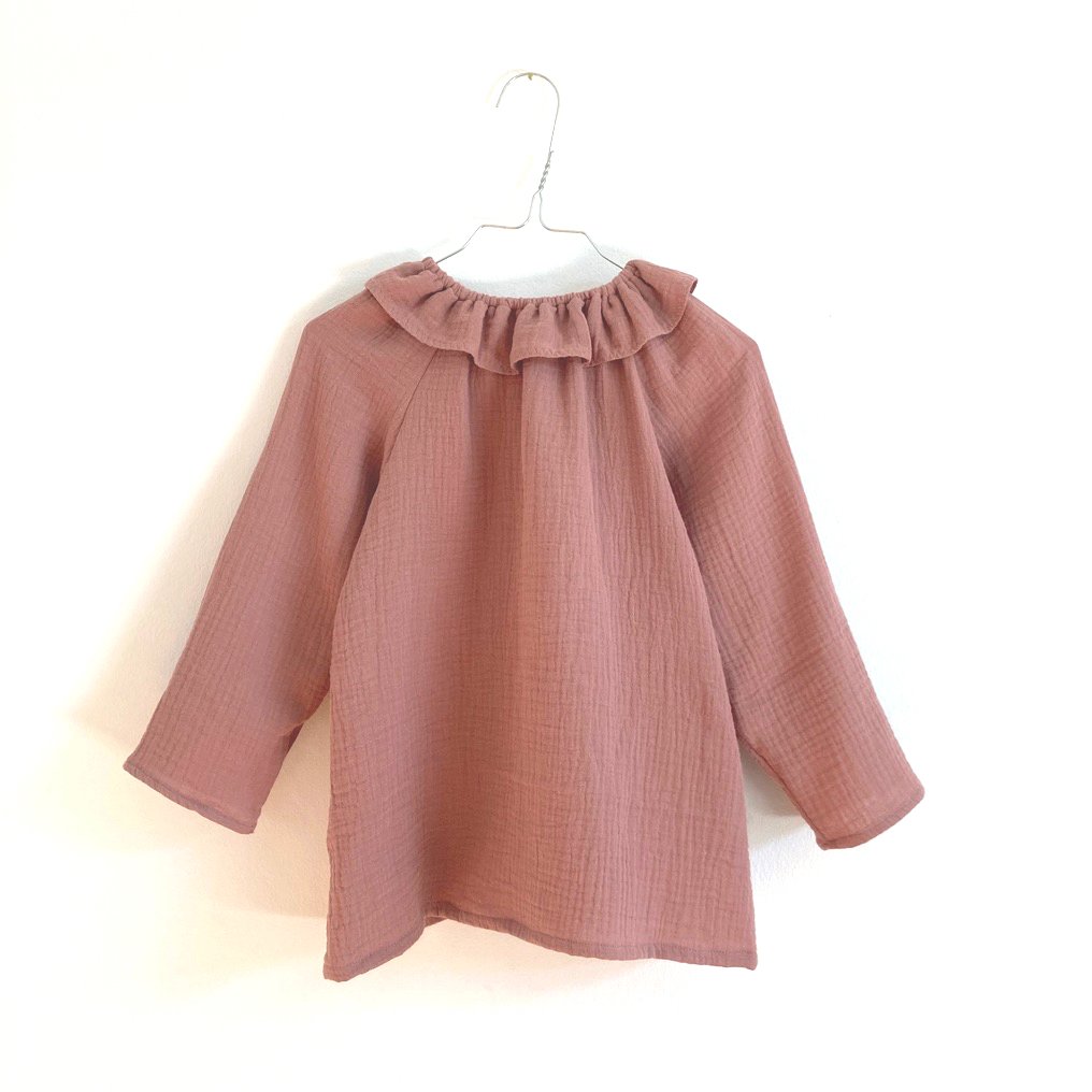 Mavie Blouse-clay pink
